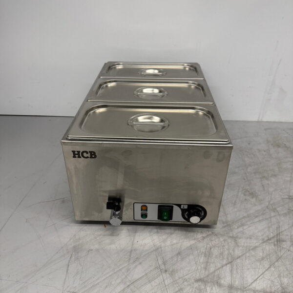 RVS Bain marie 3 x 1/3 GN 230V Horeca