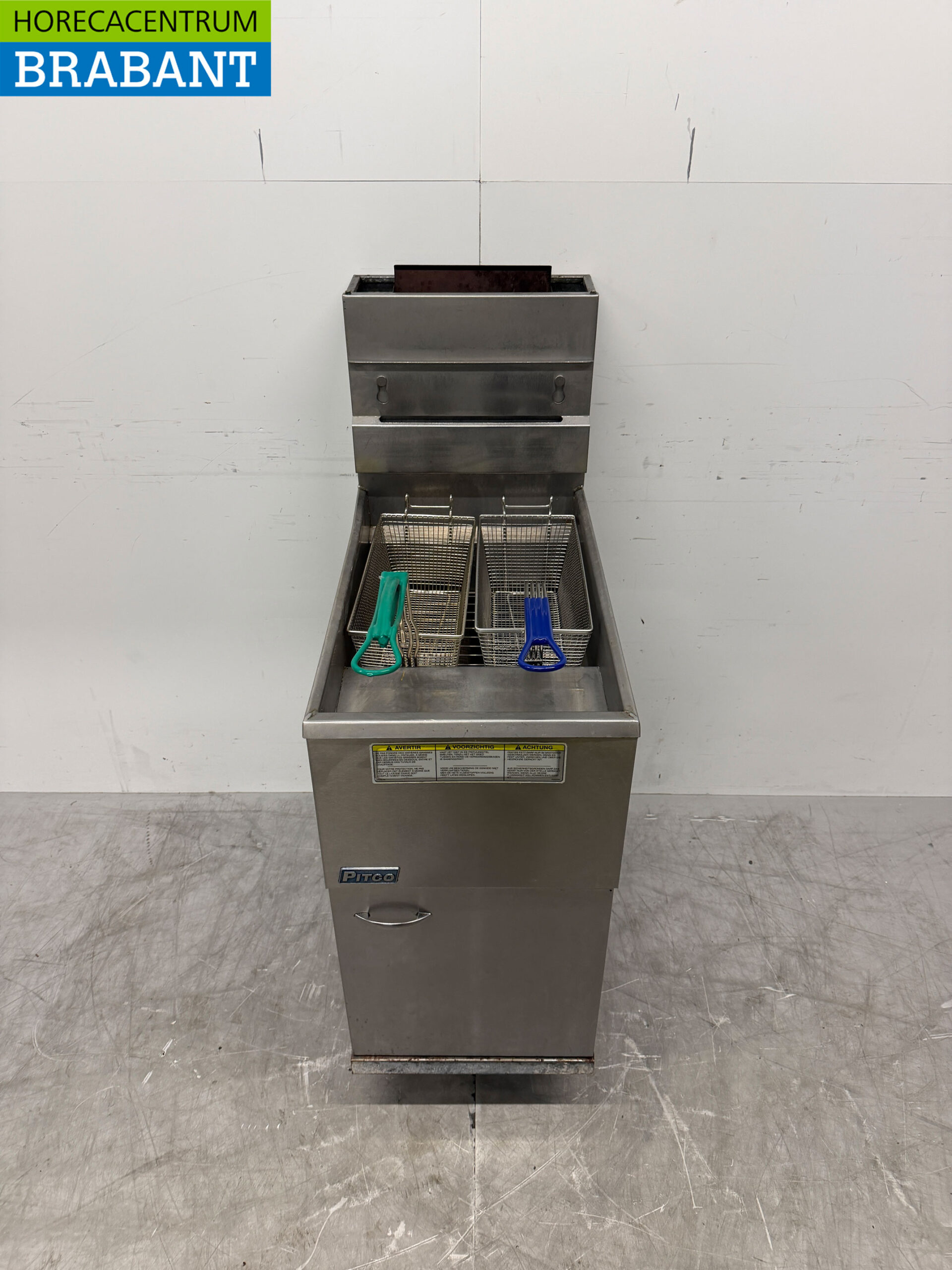 RVS Pitco 35C Friteuse 18 liter GAS Horeca