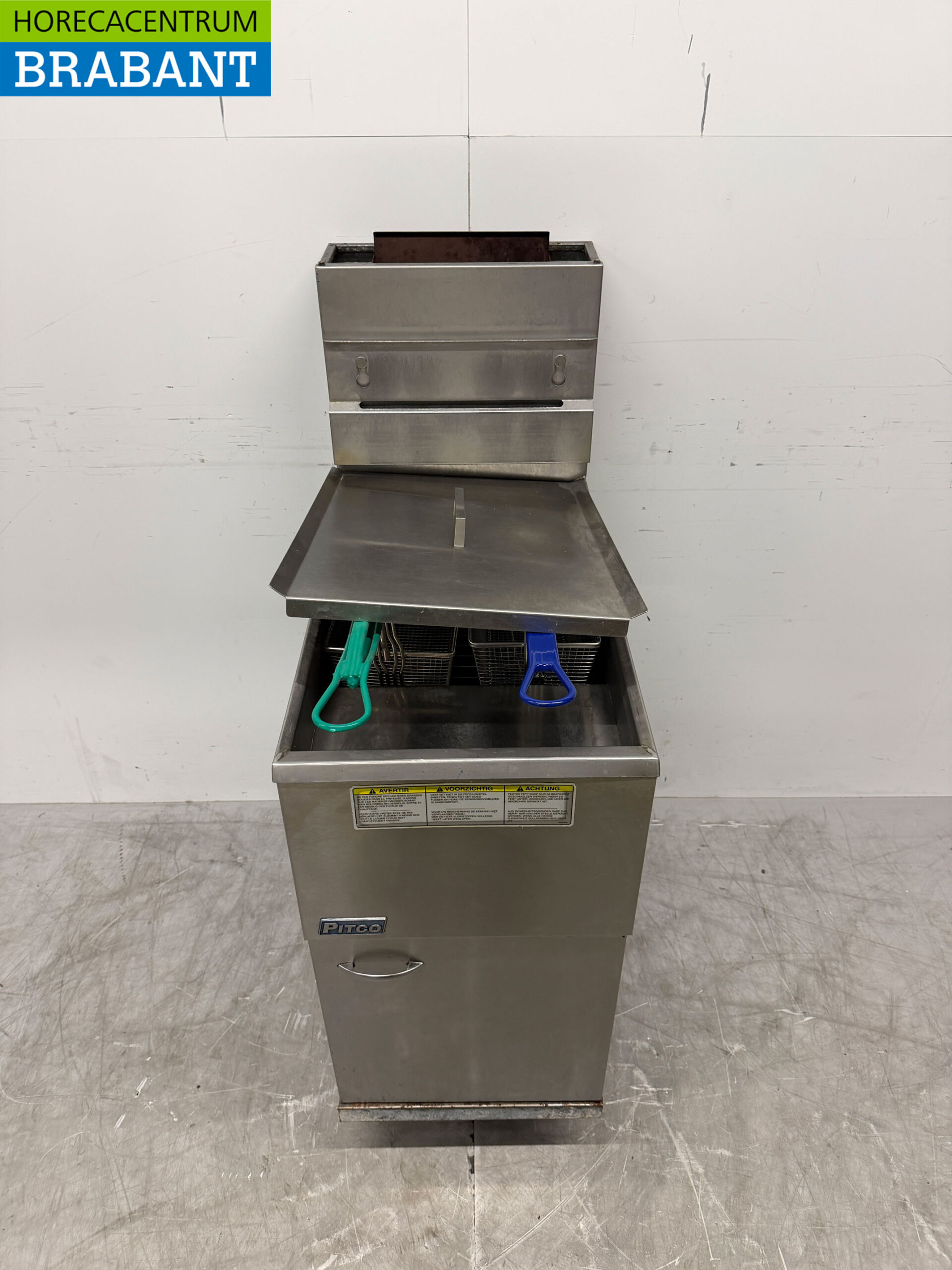 RVS Pitco 35C Friteuse 18 liter GAS Horeca - Afbeelding 2