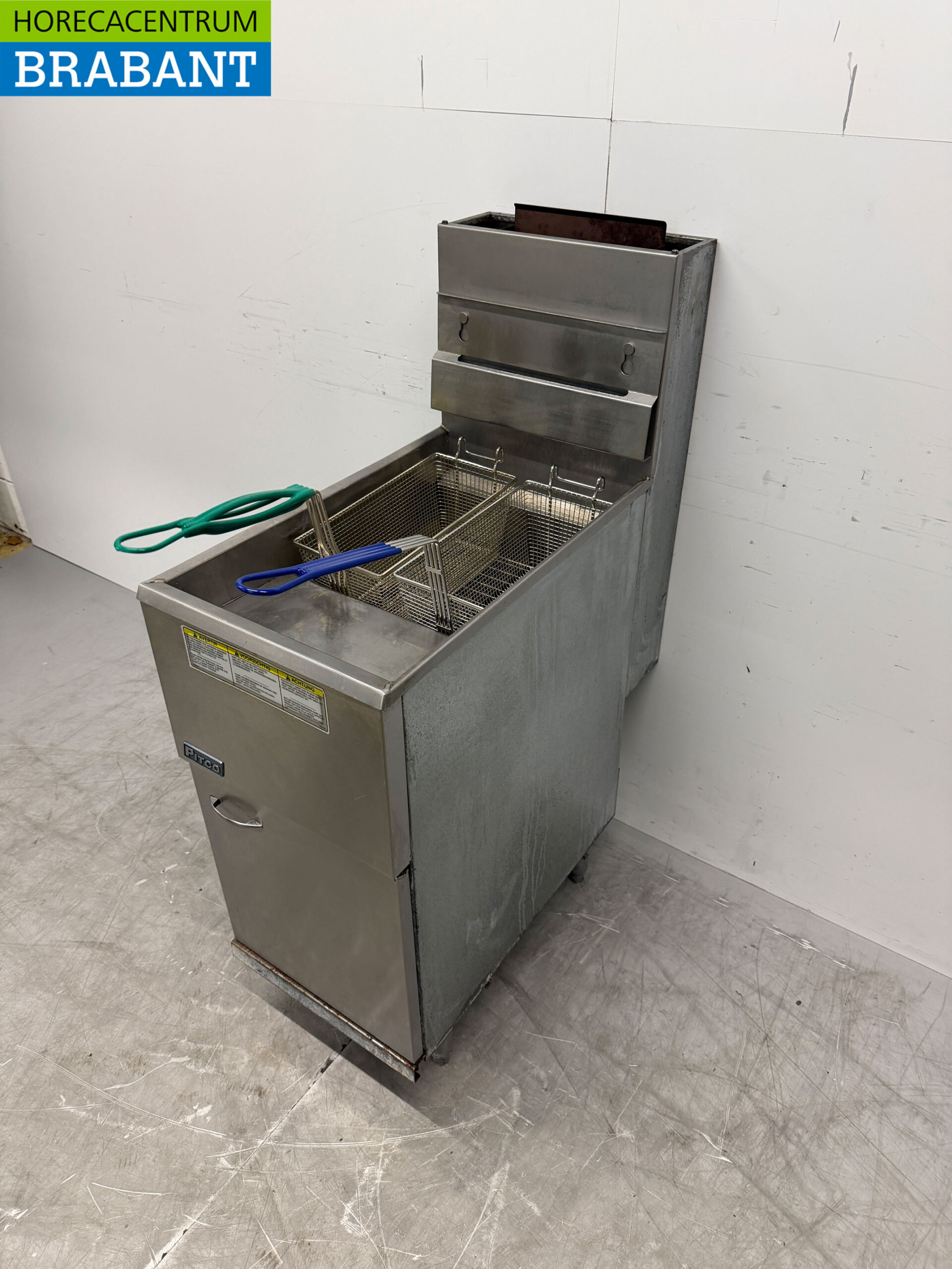 RVS Pitco 35C Friteuse 18 liter GAS Horeca - Afbeelding 3