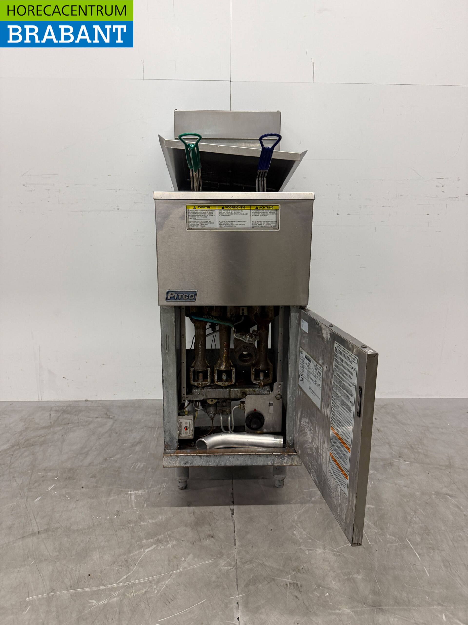 RVS Pitco 35C Friteuse 18 liter GAS Horeca - Afbeelding 5