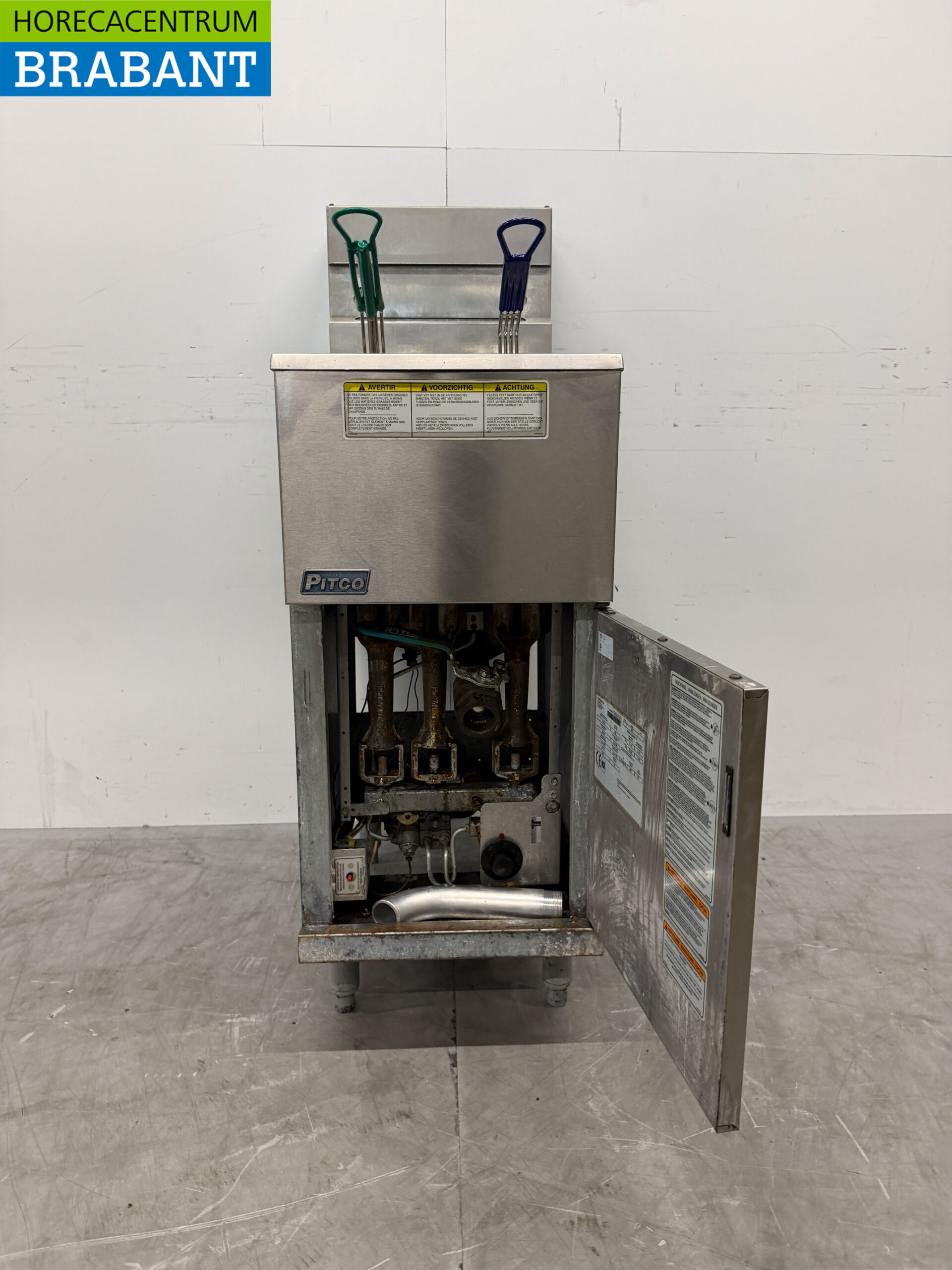 RVS Pitco 35C Friteuse 18 liter GAS Horeca - Afbeelding 6