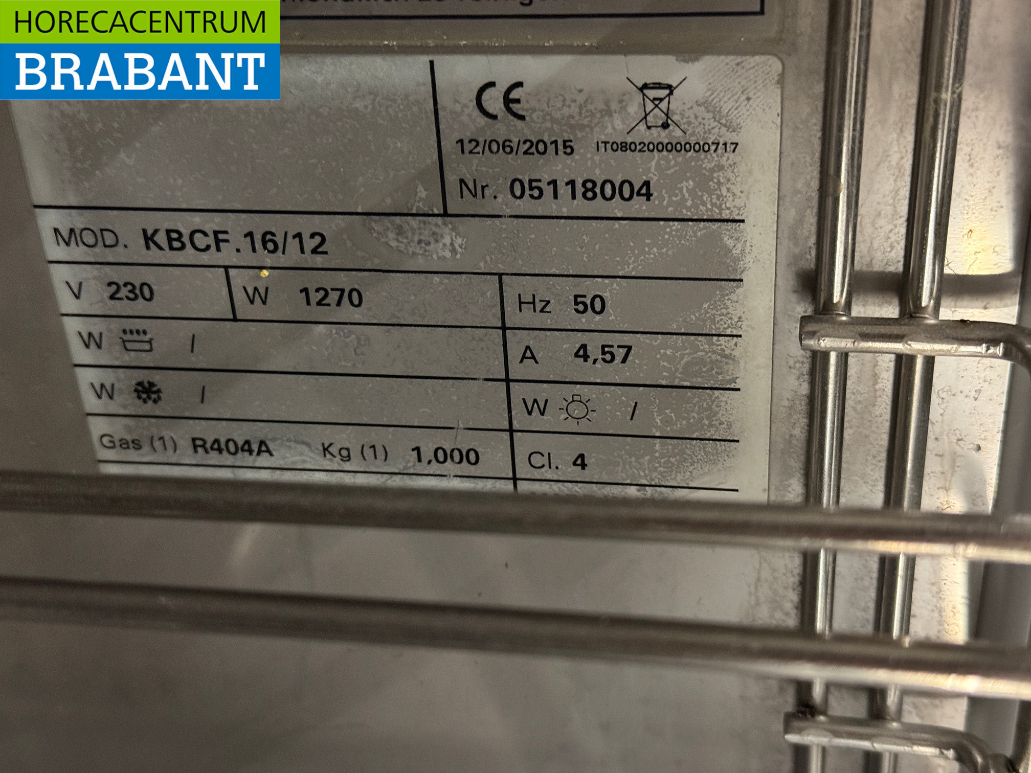 RVS Gastrodis Blastchiller 5 x 1/1 GN 230V Horeca - Afbeelding 6