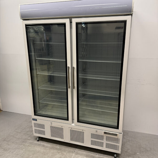 Polar Glasdeurvrieskast Vrieskast met glazen deuren 920 liter 230V Horeca