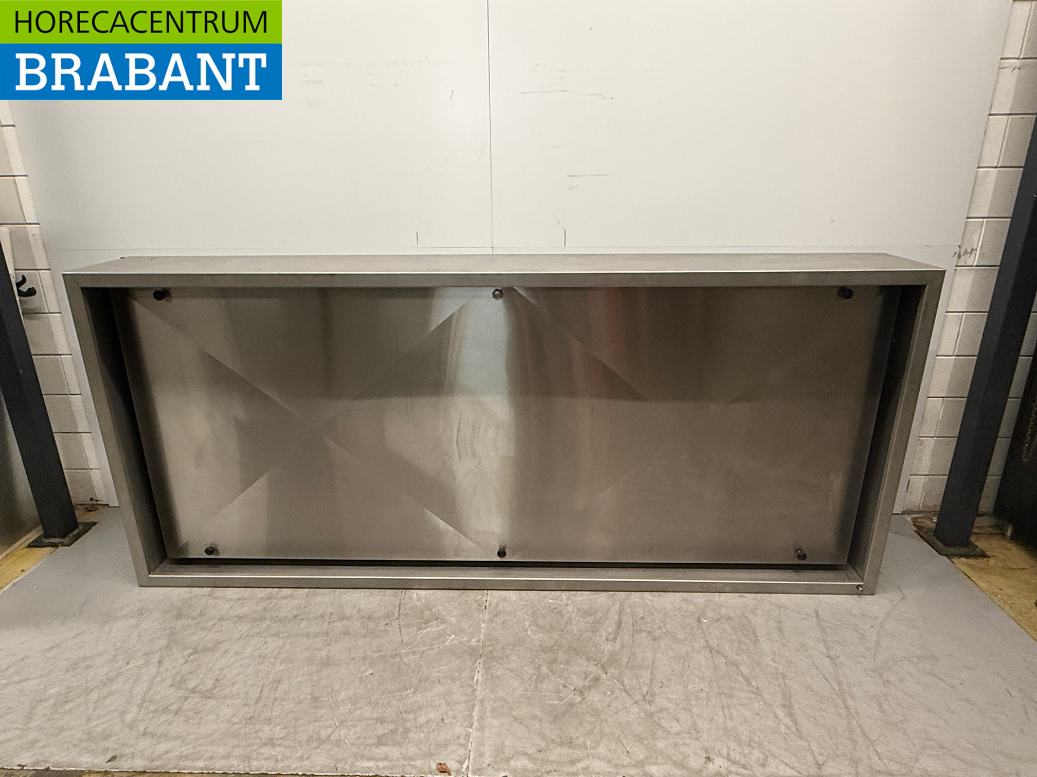 RVS Condens Afzuigkap 302,5 x 130 cm Horeca