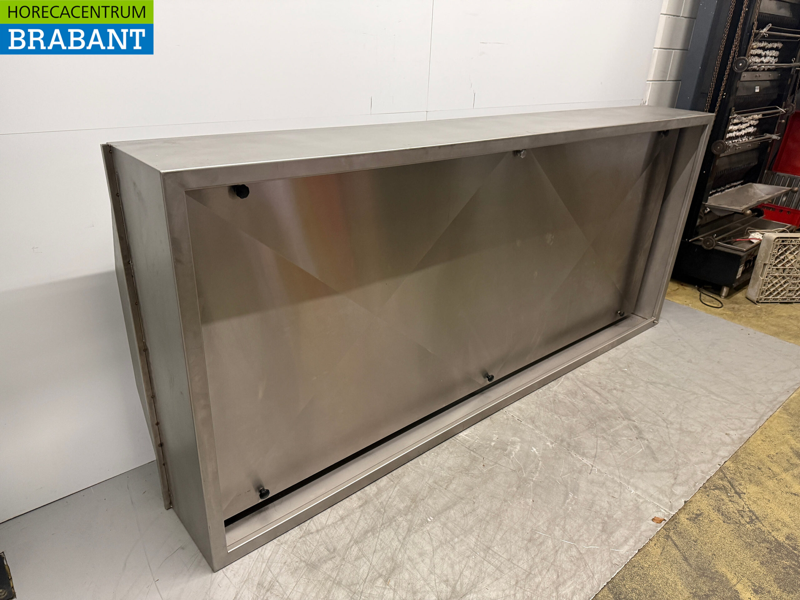 RVS Condens Afzuigkap 302,5 x 130 cm Horeca - Afbeelding 2