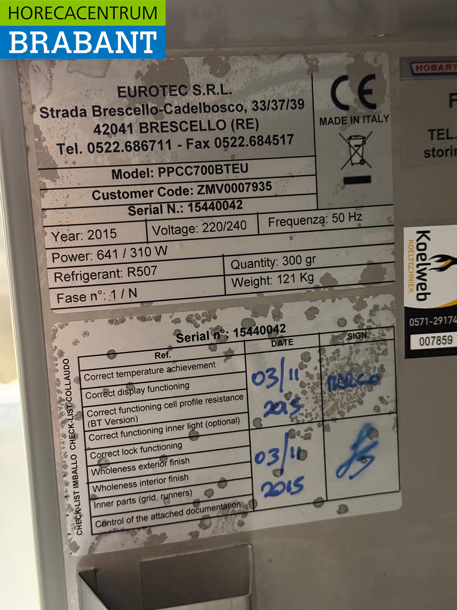 RVS Eurotec Verrijdbare Vriezer 600 liter 230V Horeca - Afbeelding 5