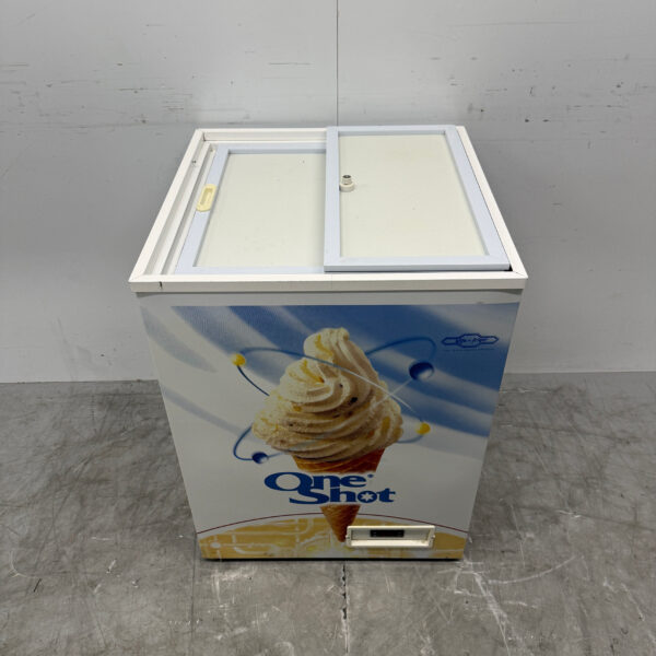 Alfa Frigor Verrijdbare ijsvriezer Vrieskist 2 Schuifdeksels 230V Horeca