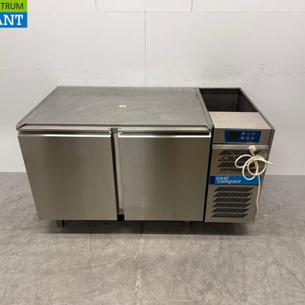 RVS Cool Compact Koelwerkbank 2 Deuren 139,5 cm 230V Horeca