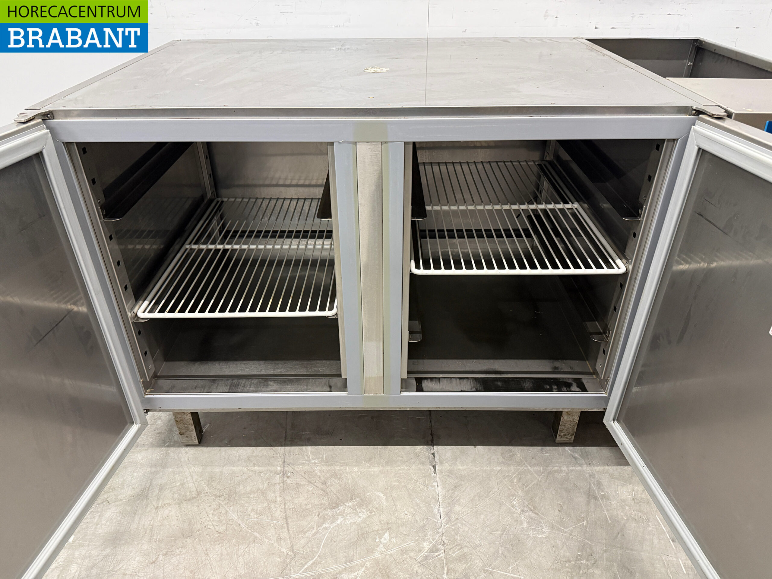 RVS Cool Compact Koelwerkbank 2 Deuren 139,5 cm 230V Horeca - Afbeelding 4