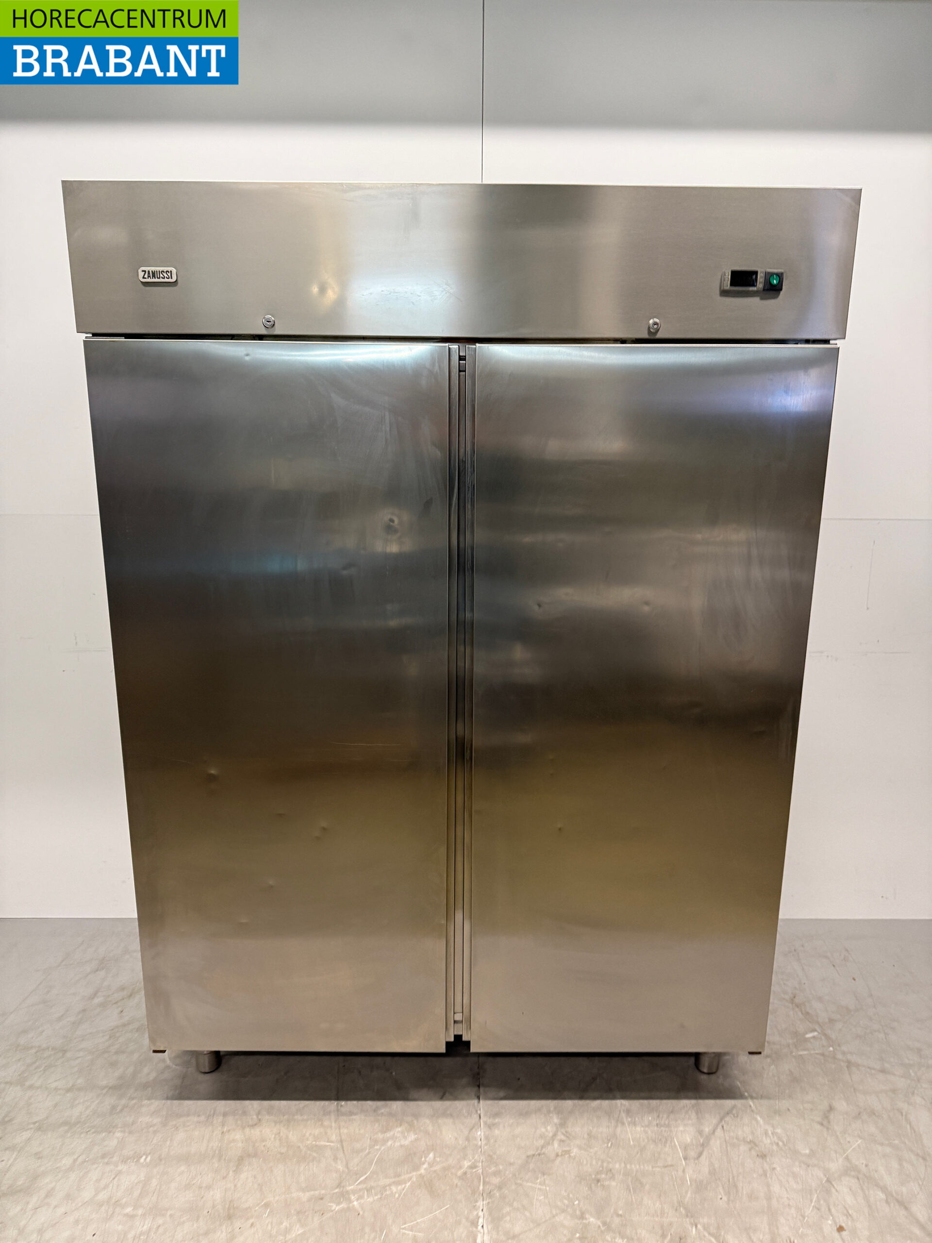RVS Zanussi Dubbeldeurs Koeling 1400 liter 230V Horeca