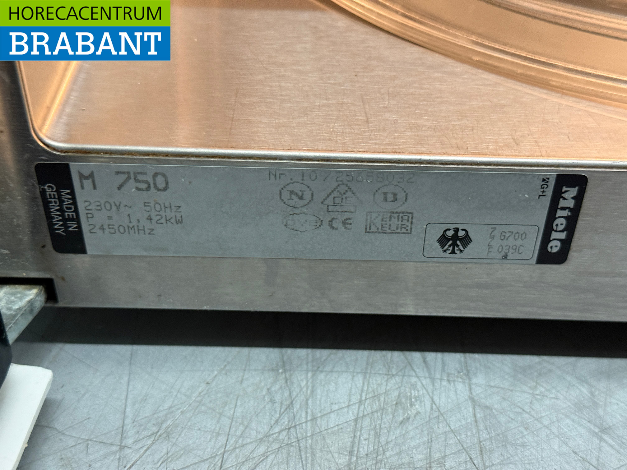 Miele Magnetron 830 Watt 230V Horeca - Afbeelding 6