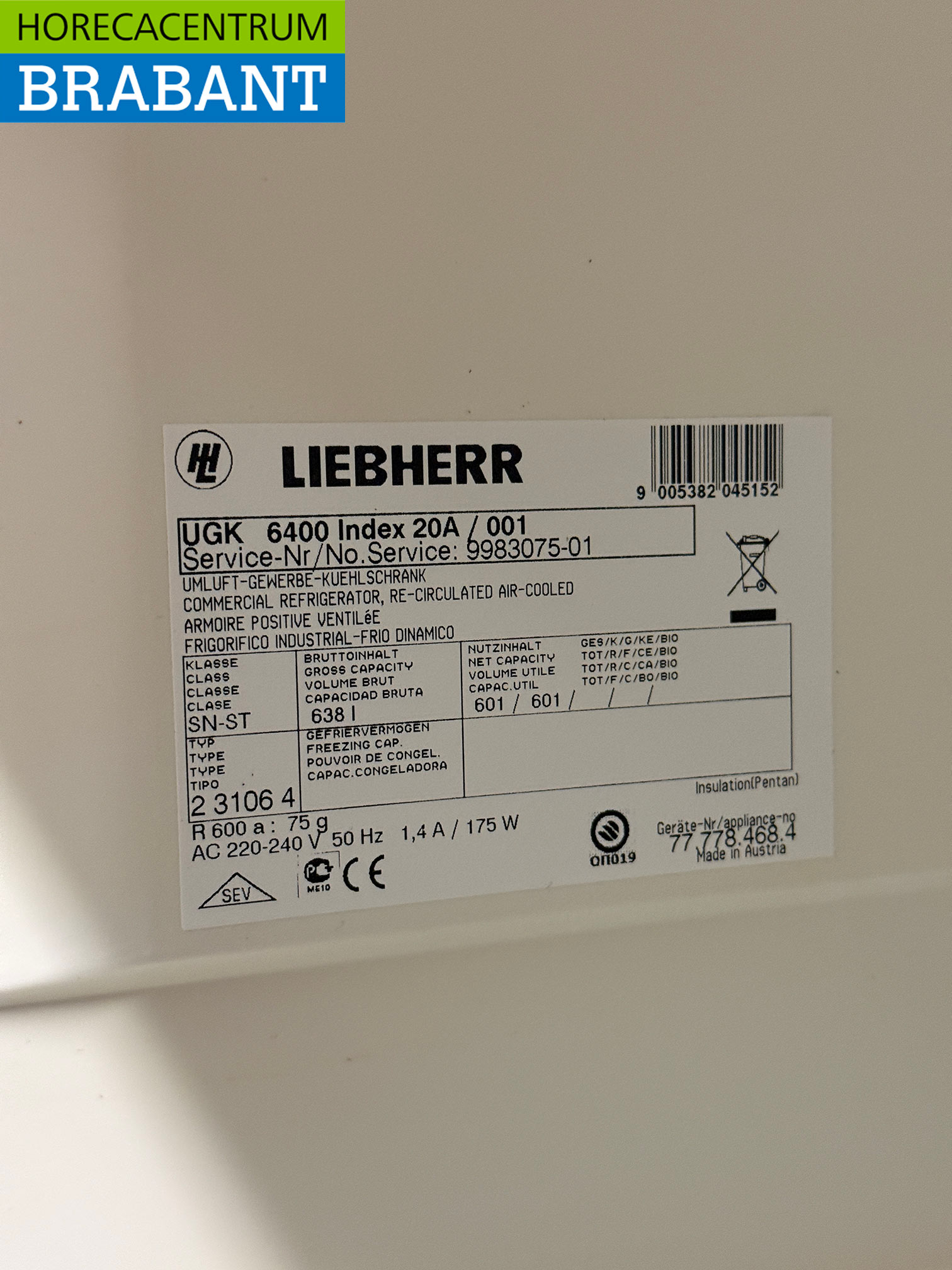Liebherr Koeling 601 liter 230V Horeca - Afbeelding 5