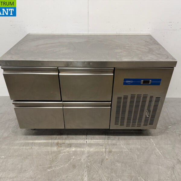RVS Rubbens Koelwerkbank 4 Laden 132 cm 230V Horeca