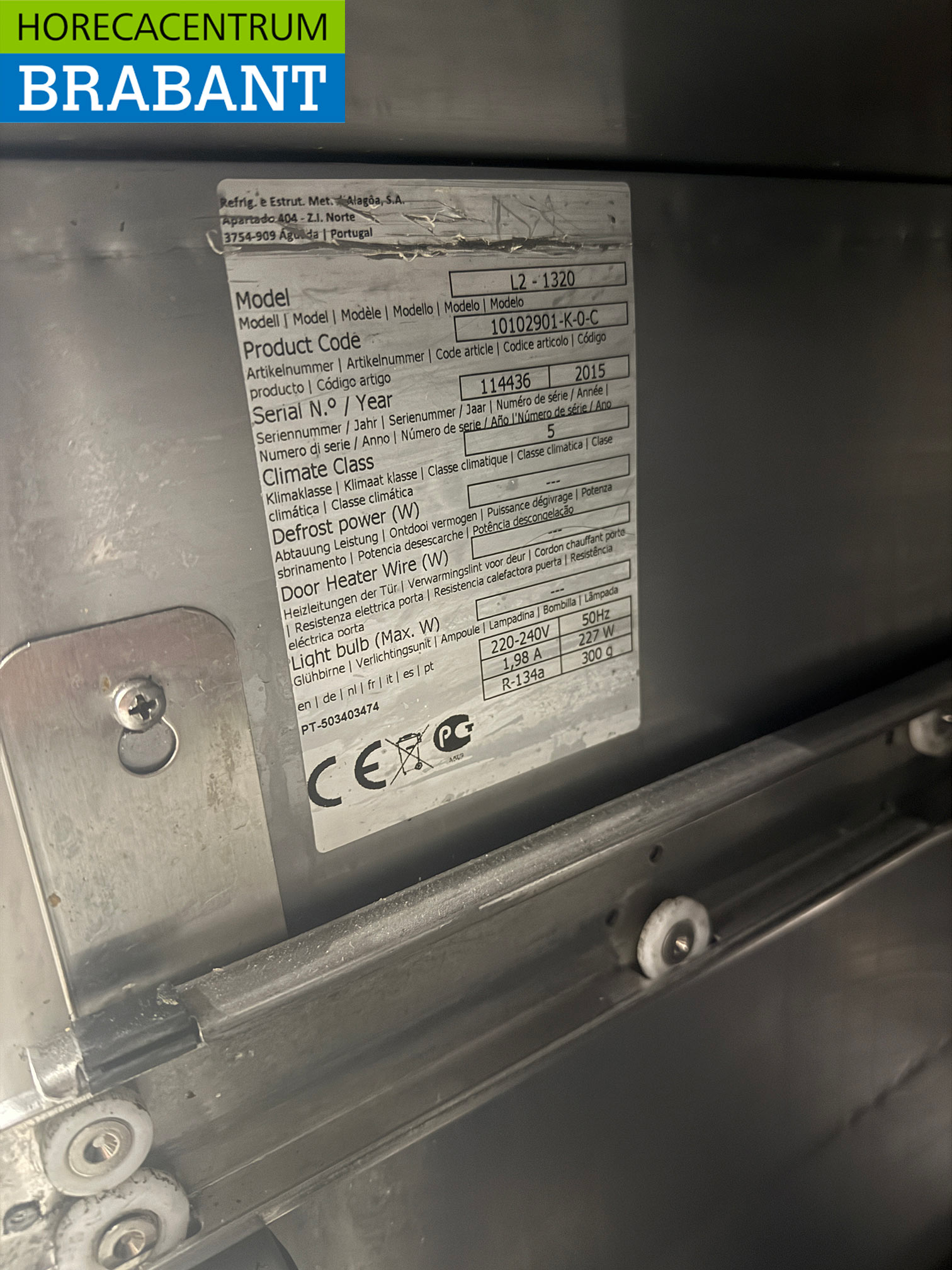 RVS Rubbens Koelwerkbank 4 Laden 132 cm 230V Horeca - Afbeelding 5