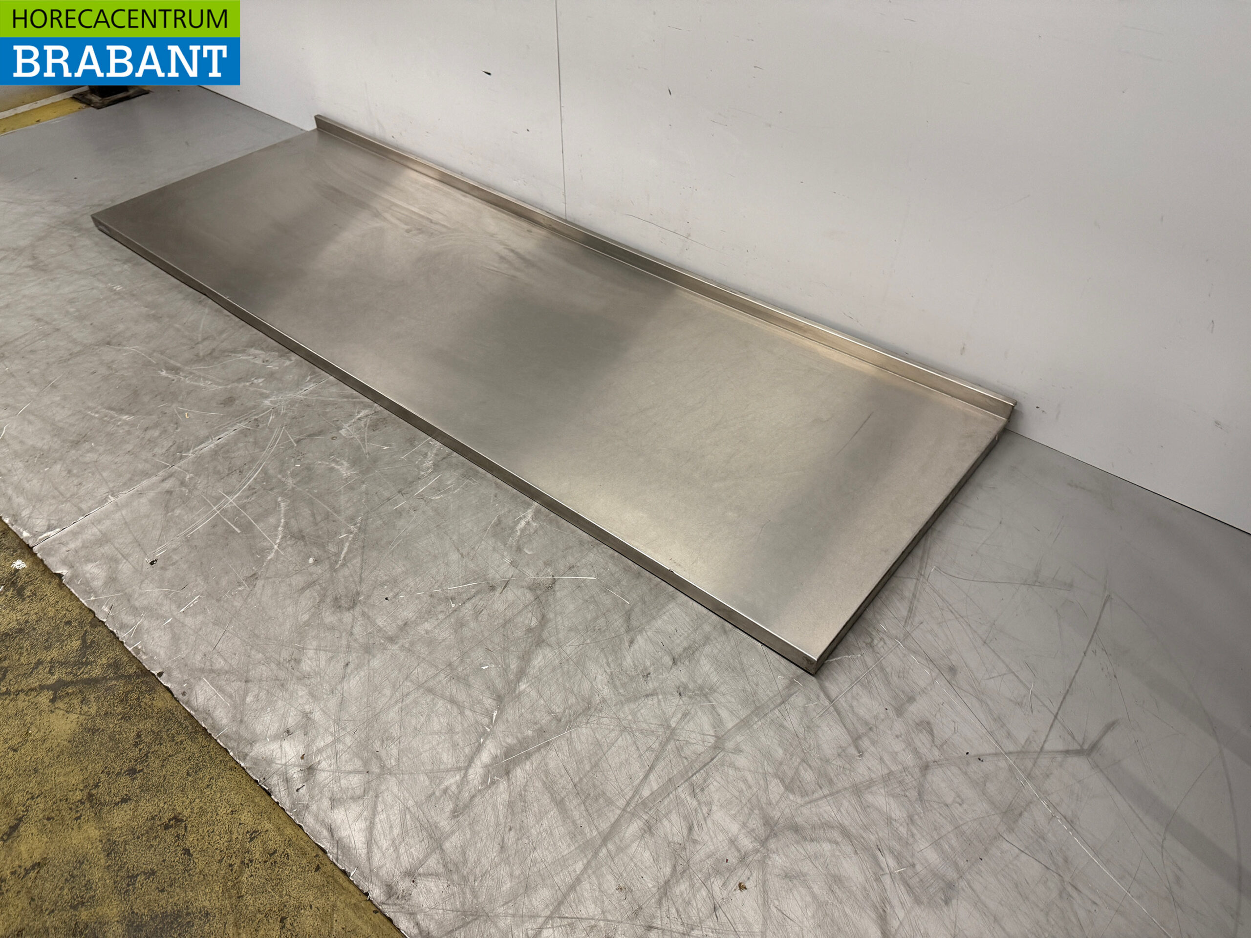 RVS Werkblad Blad 237 x 80 cm Horeca - Afbeelding 2