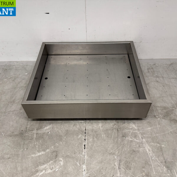 RVS ijsbak voor crushed ijs schaaf ijs 70 x 60 cm Horeca