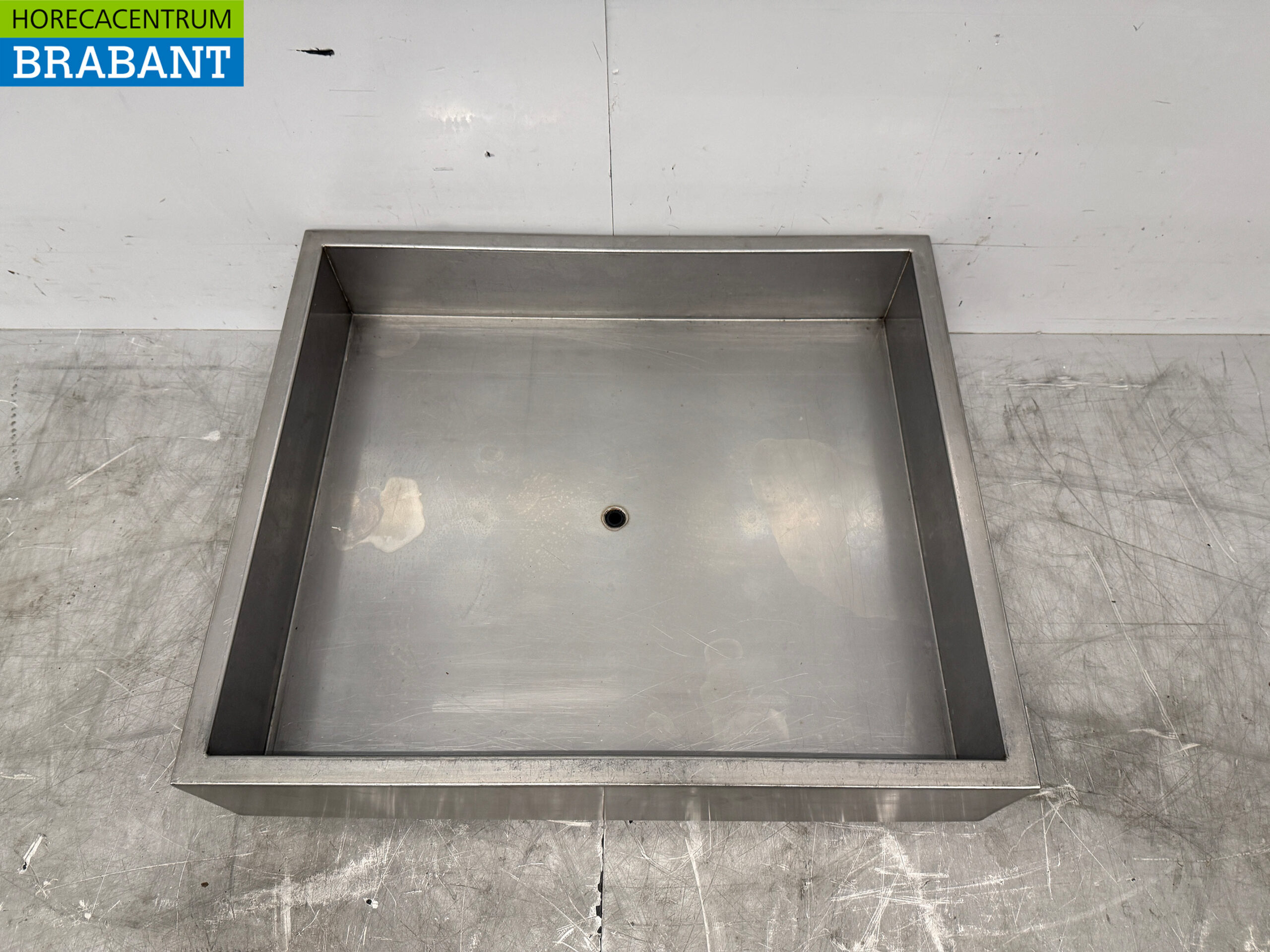 RVS ijsbak voor crushed ijs schaaf ijs 70 x 60 cm Horeca - Afbeelding 4