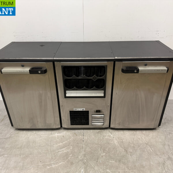 RVS Gamko Flessennest en 2 deuren 170,5 cm 230V Horeca