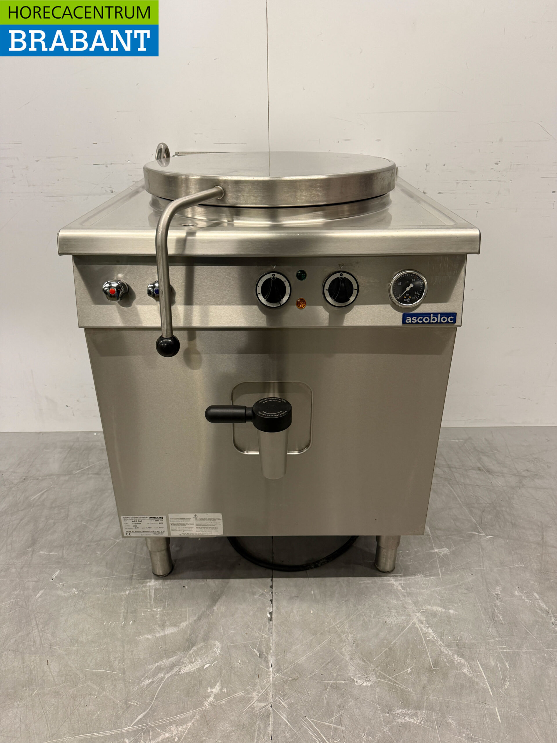 RVS Ascobloc 64 liter 70 cm 400V Horeca