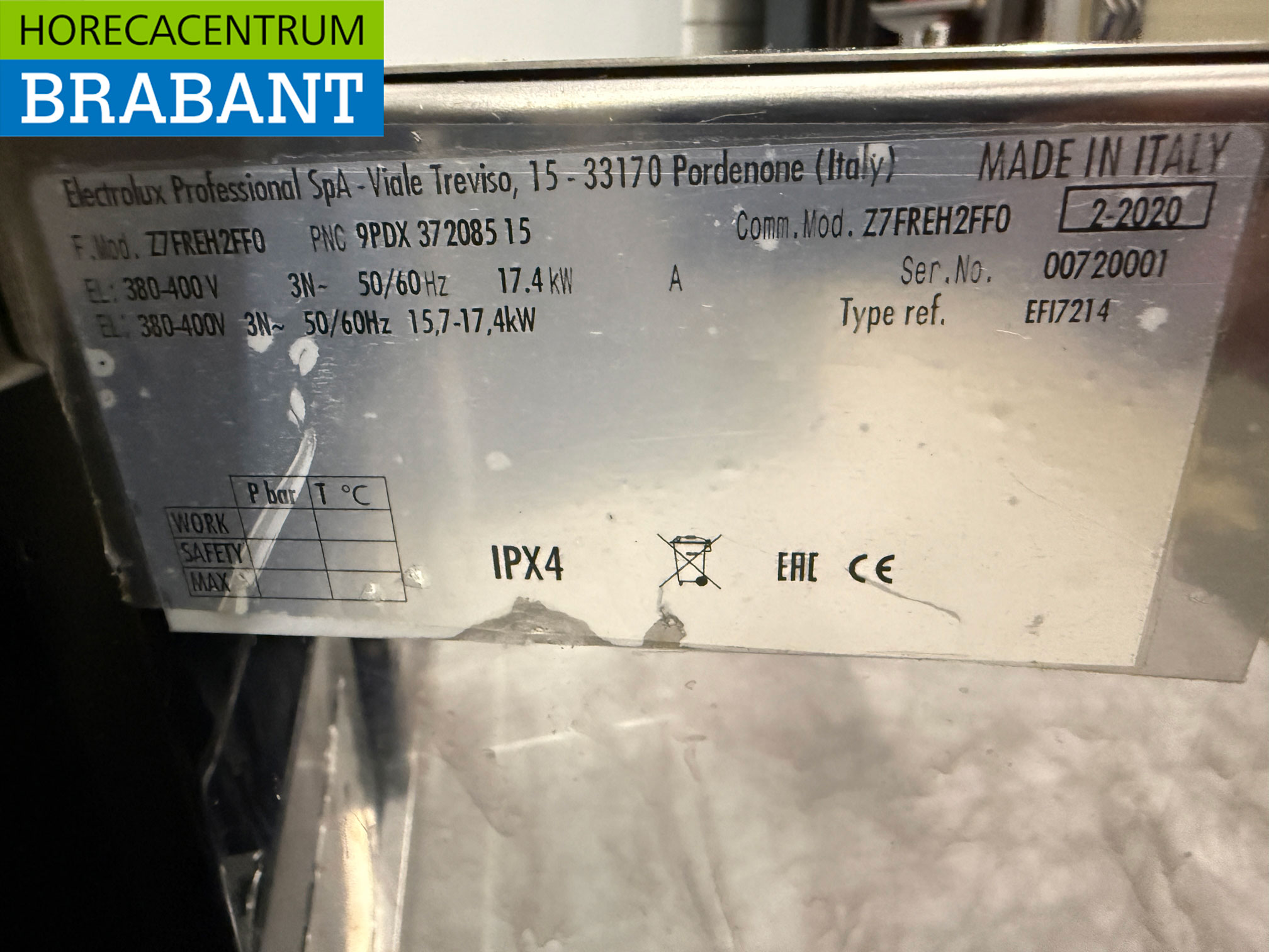 RVS Electrolux Dubbele Friteuse 2 x 15 liter 400V Horeca - Afbeelding 7