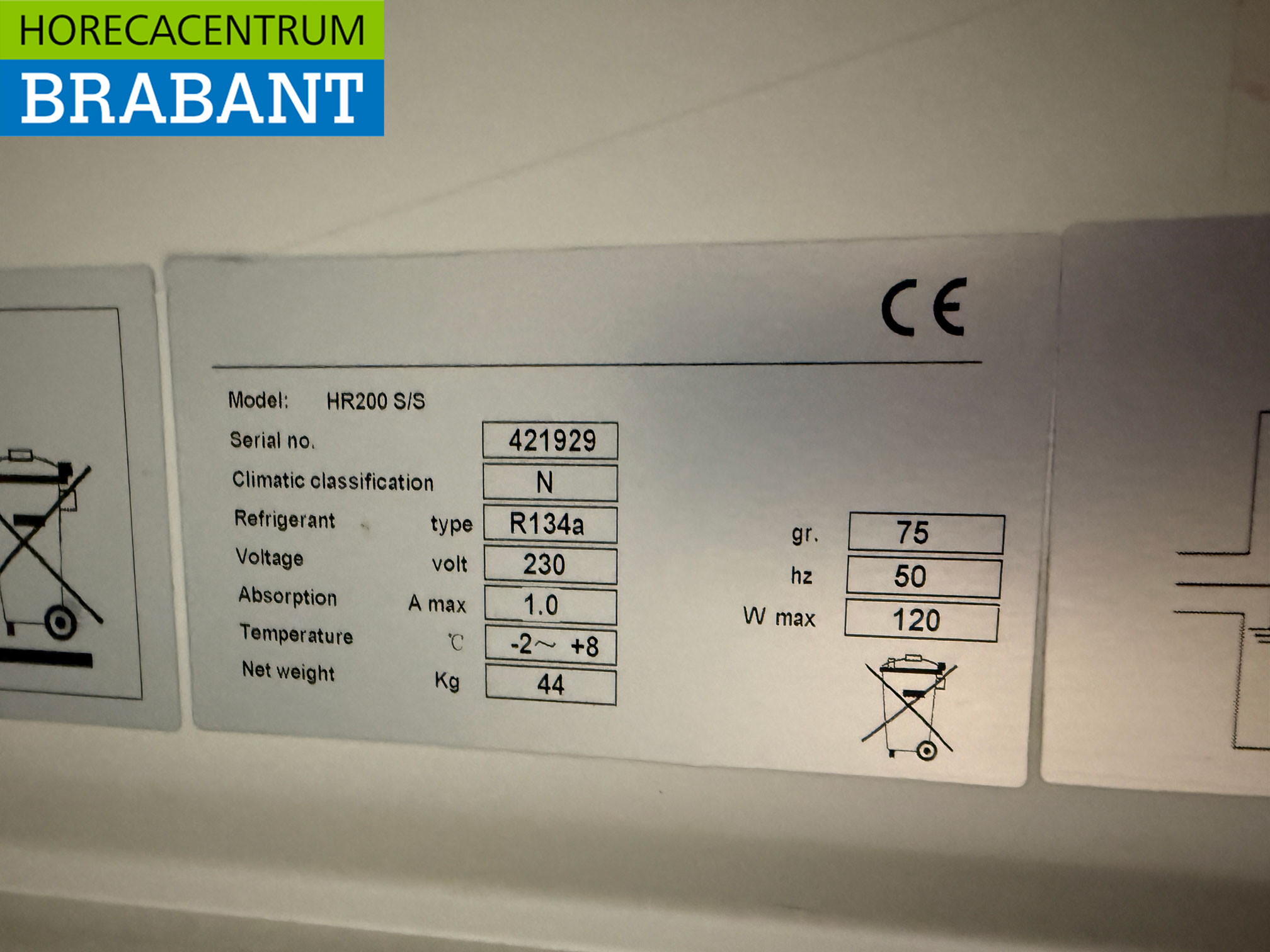 Maxxfrost RVS Koelkast Koeling 200 liter 230V Horeca - Afbeelding 5