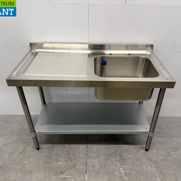 RVS Vogue Spoeltafel Spoelbak 120 x 60 x 90 cm Horeca