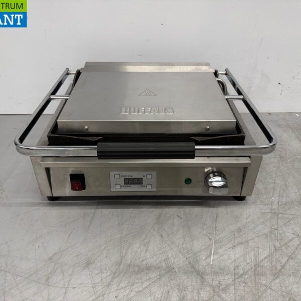 RVS Buffalo Paninigrill Glad/Glad 47 cm 230V Horeca