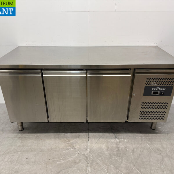 RVS Ecofrost Koelwerkbank 3 Deuren 179,5 cm 230V Horeca