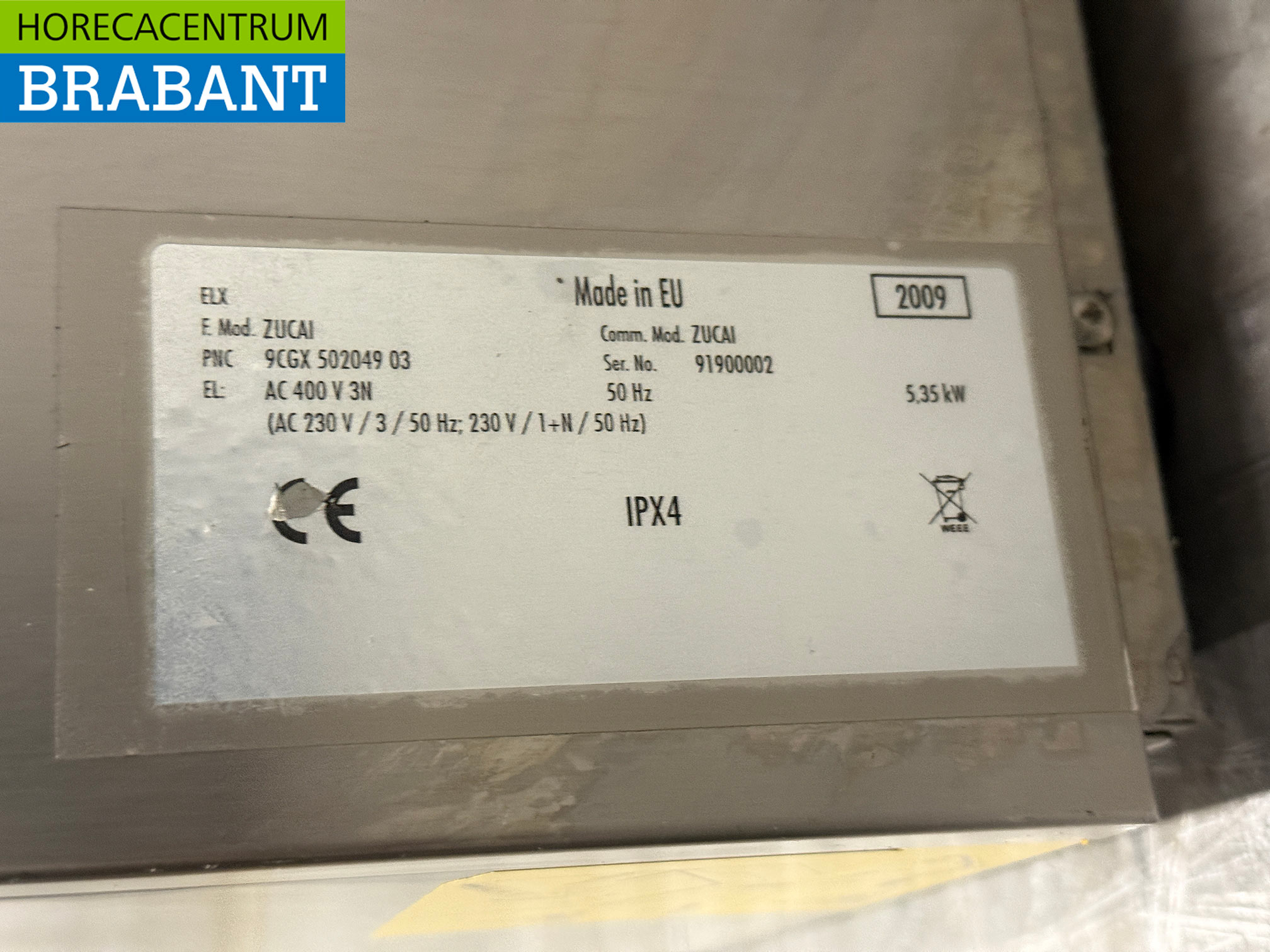 RVS Zanussi ZUCAI Vaatwasser 400V Horeca - Afbeelding 6