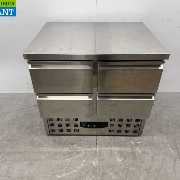 RVS Combisteel Koelwerkbank 4 Laden 90,5 cm 230V Horeca