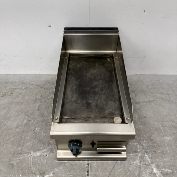 RVS Alpeninox Gladde Bakplaat Grillplaat 35 cm GAS Horeca