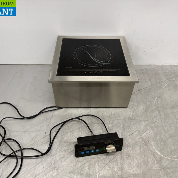 RVS Inbouw Inductie Fornuis 1 Pits 3,5 kW 230V Horeca