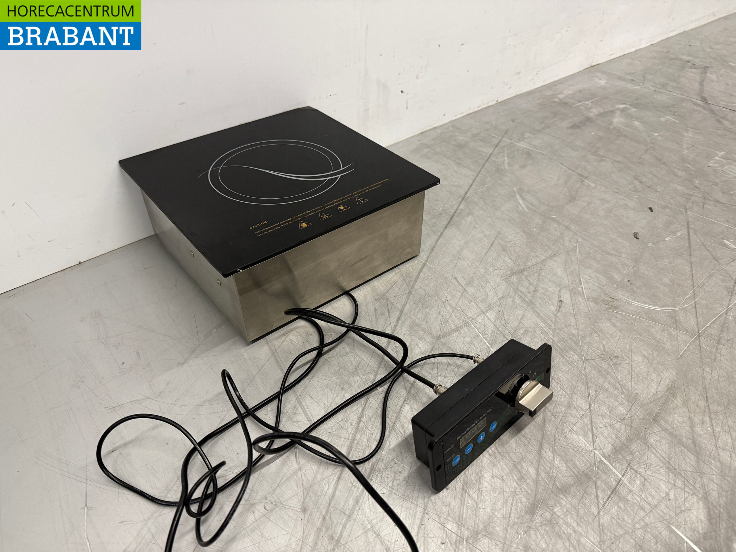 RVS Inbouw Inductie Fornuis 1 Pits 3,5 kW 230V Horeca - Afbeelding 3