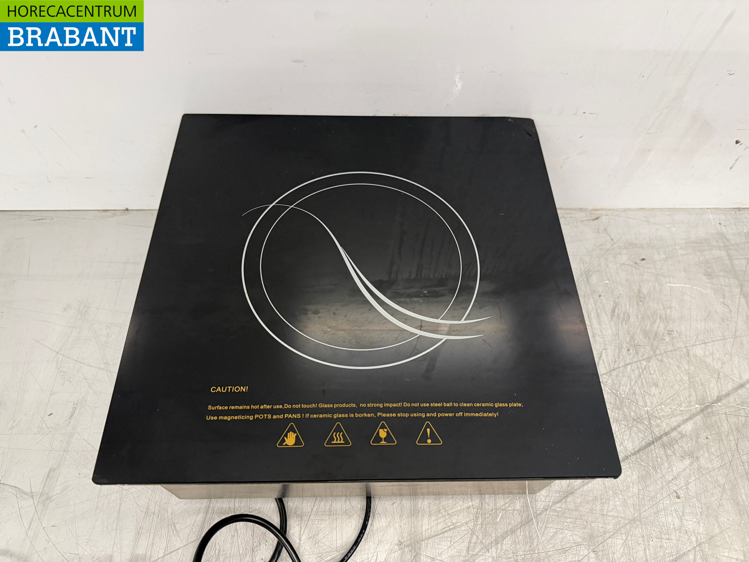 RVS Inbouw Inductie Fornuis 1 Pits 3,5 kW 230V Horeca - Afbeelding 4