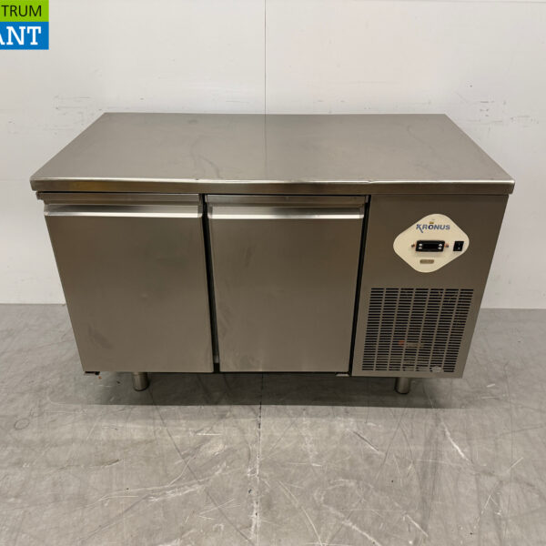 RVS Kronus Koelwerkbank 2 Deuren 131,5 cm 230V Horeca