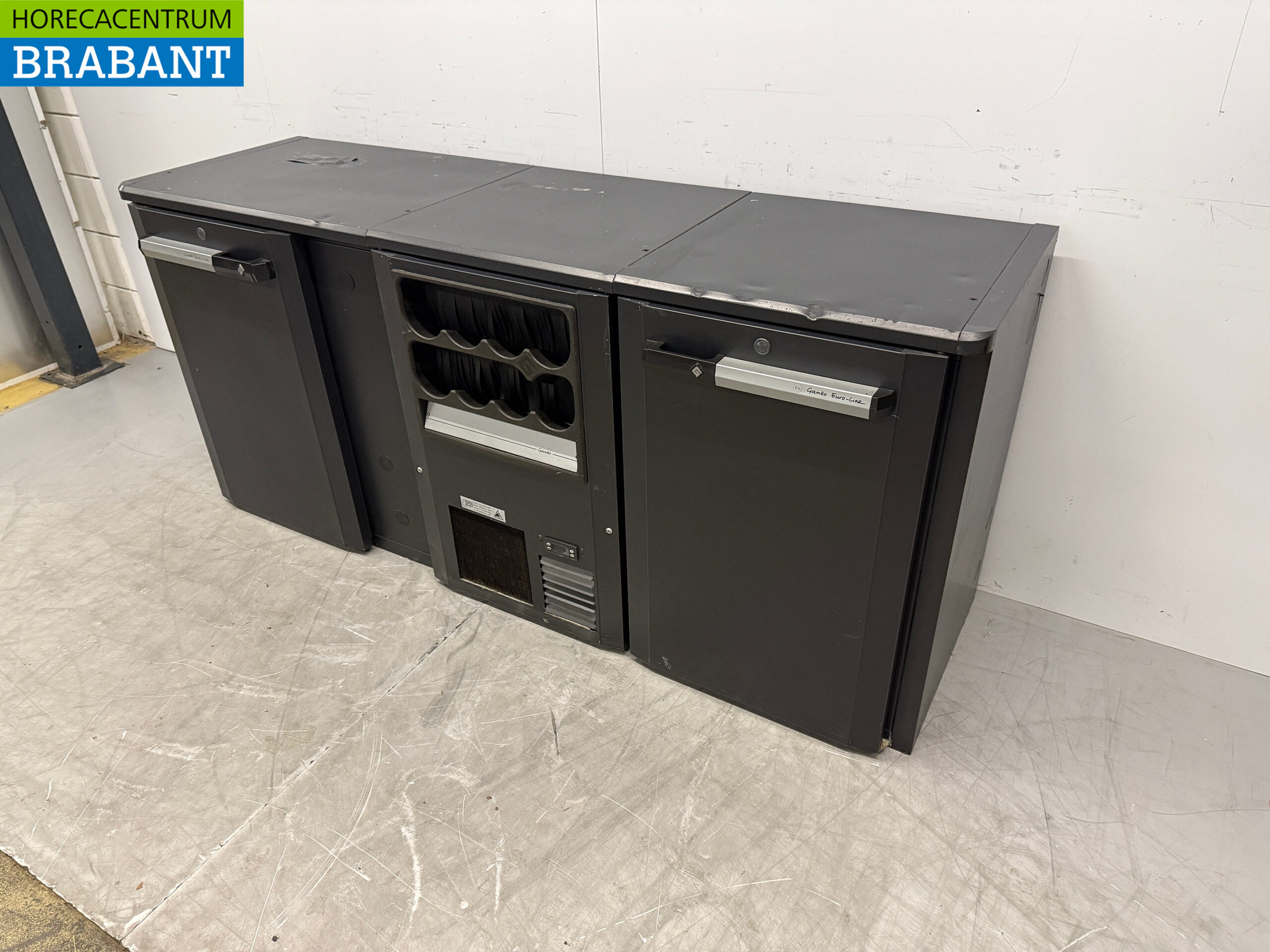 Gamko Barkoeling met flessennest en 2 deuren 190,5 cm 230V Horeca - Afbeelding 2