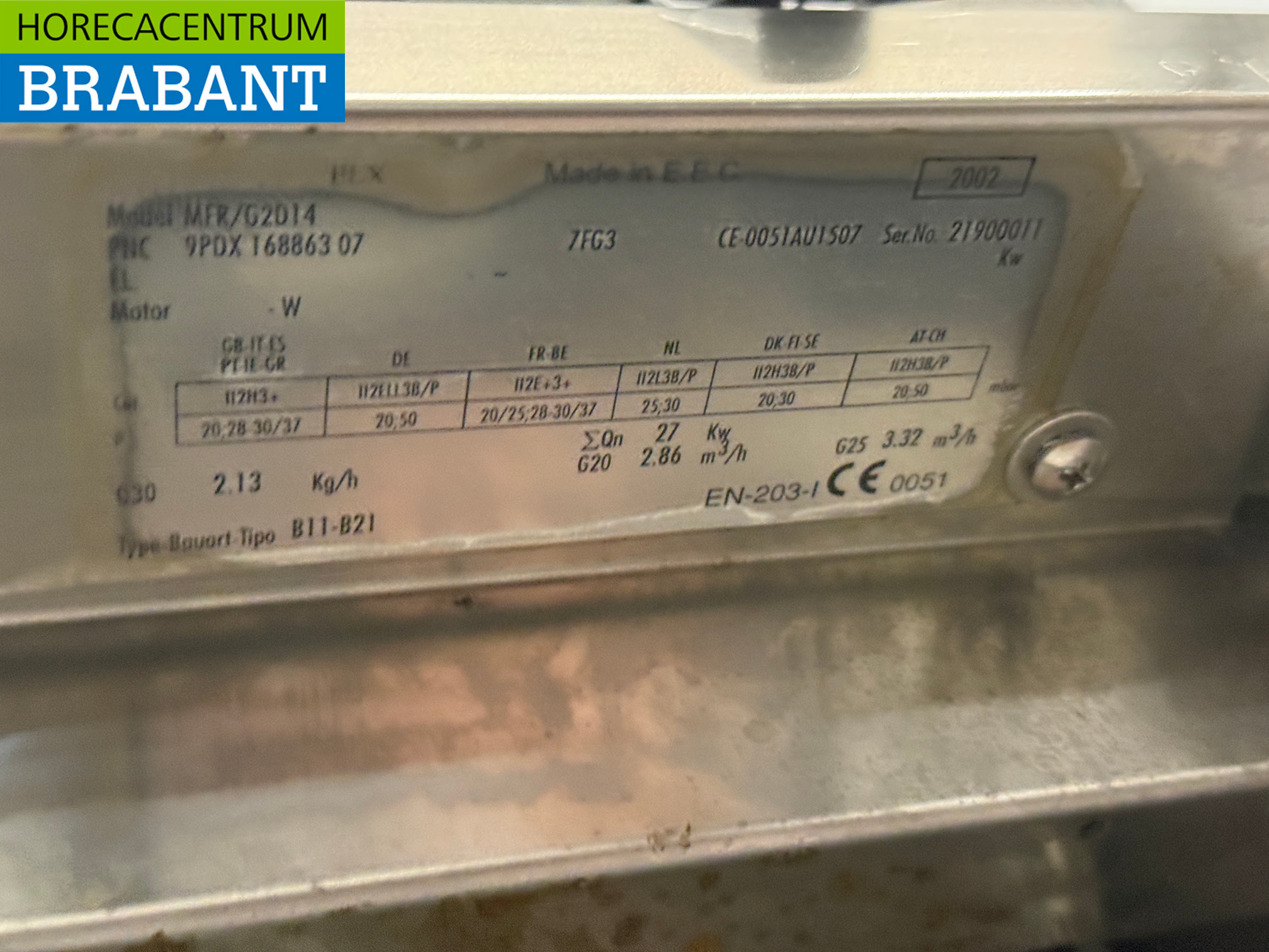 RVS Zanussi Dubbele Friteuse 2 x 14 liter GAS Horeca - Afbeelding 6