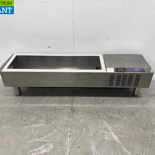 RVS Rubbens Opzetvitrine Opzet koelvitrine saladière 5 x 1/4 GN 132 cm Horeca