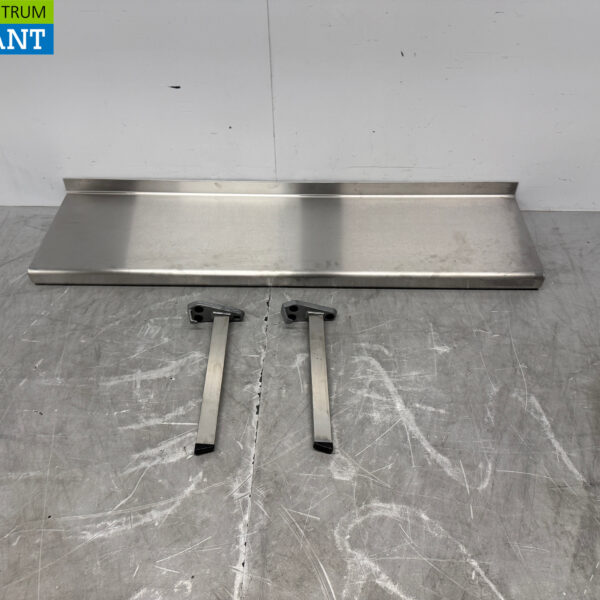 RVS Wandschap Schap 140 x 35,5 cm Horeca
