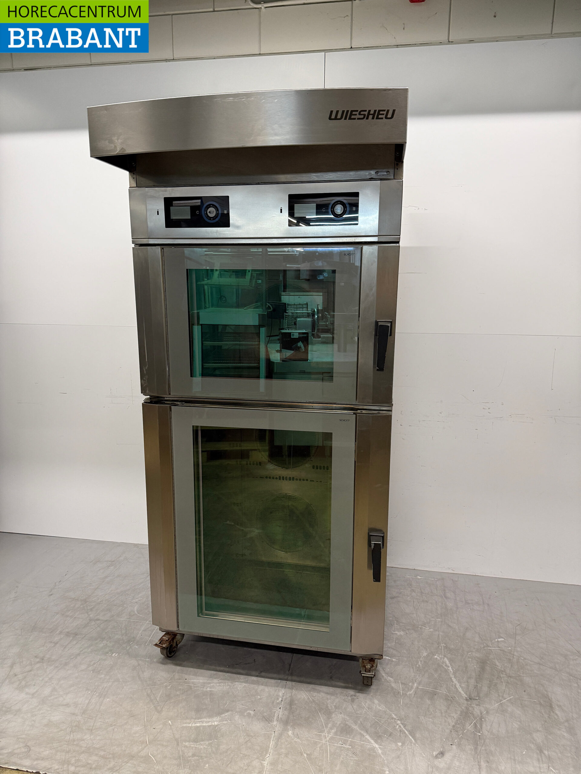 RVS Wiesheu Heteluchtoven winkeloven oven 15 x 60/40 cm 400V Horeca