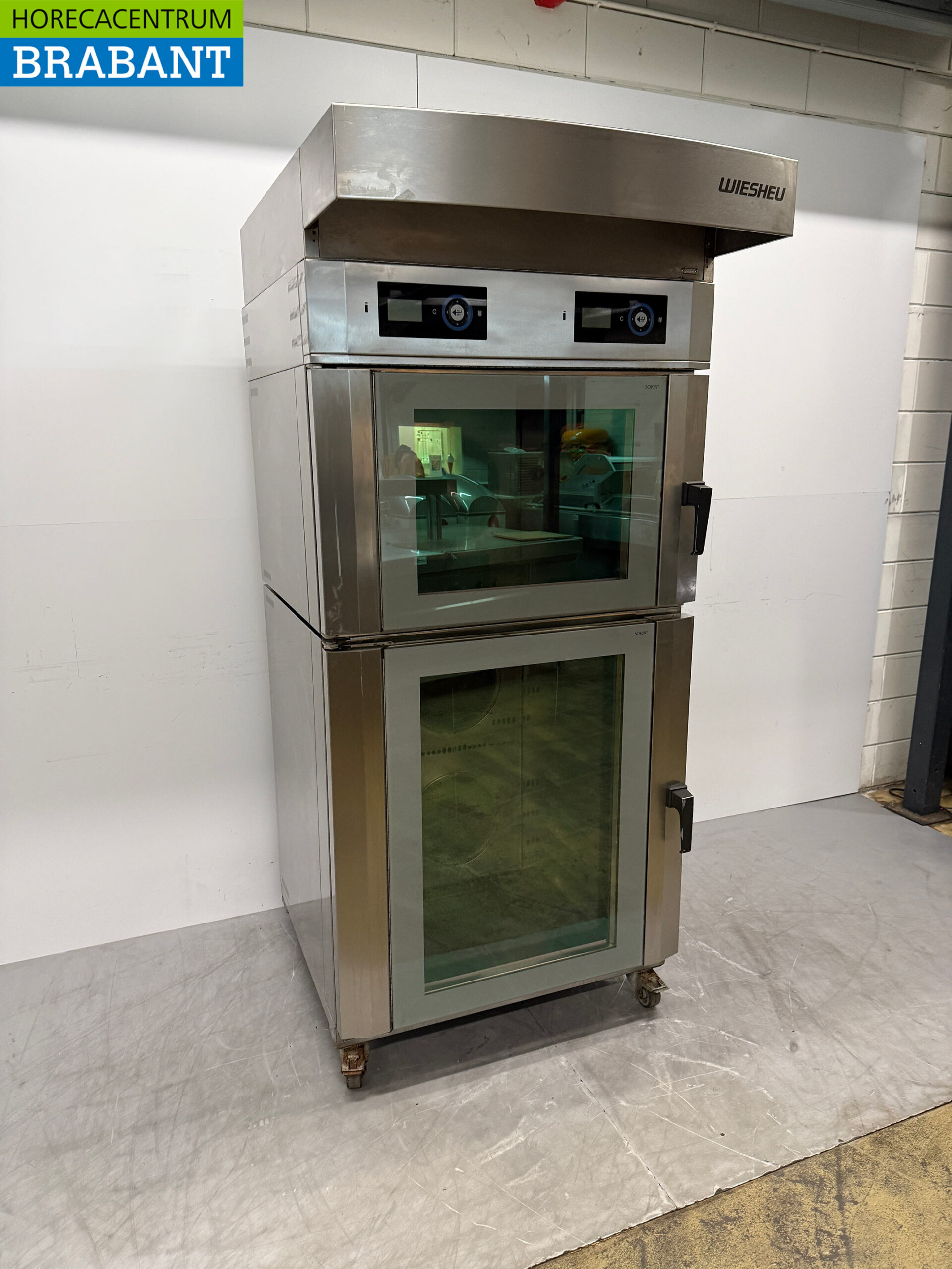 RVS Wiesheu Heteluchtoven winkeloven oven 15 x 60/40 cm 400V Horeca - Afbeelding 3