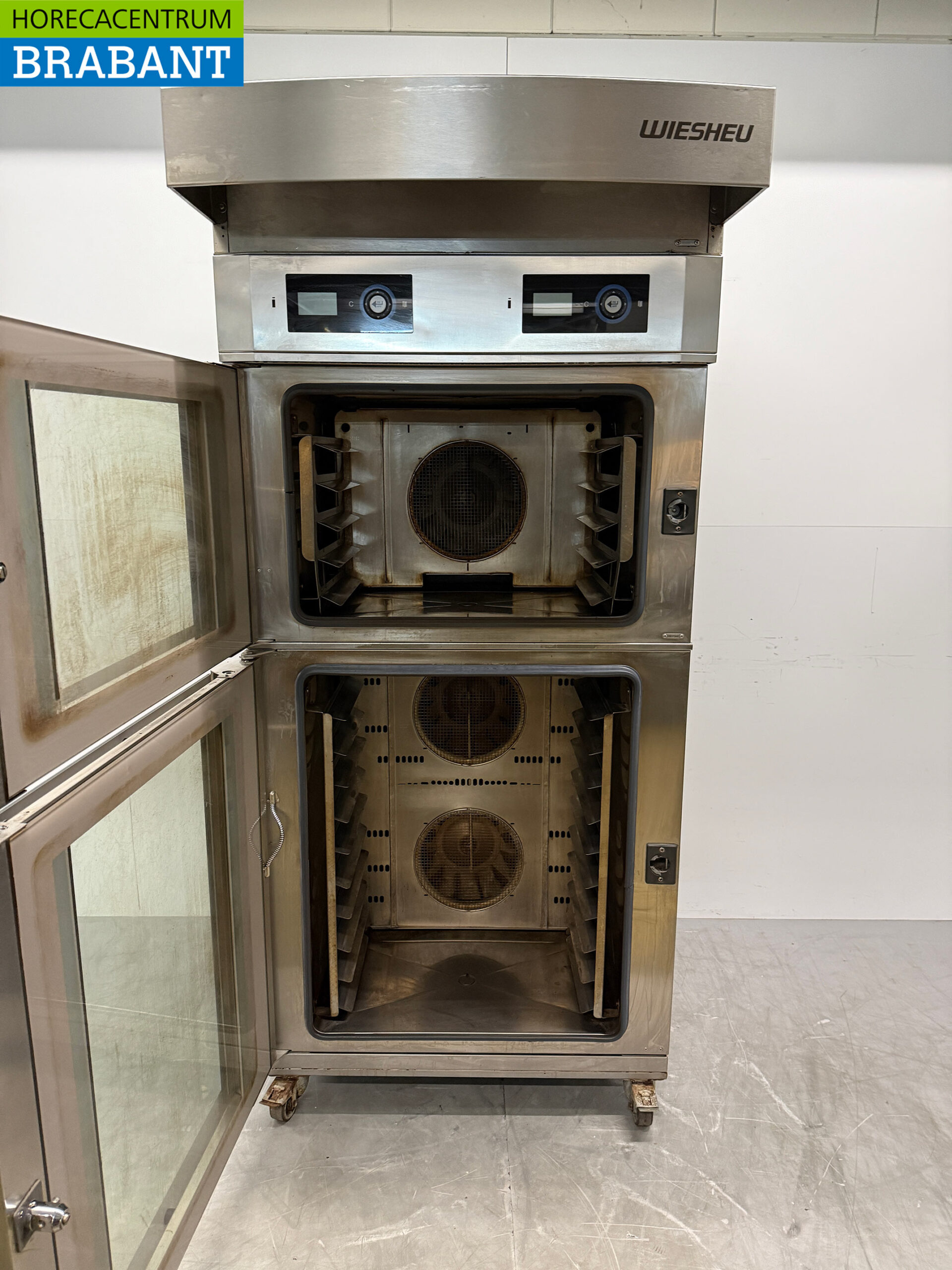 RVS Wiesheu Heteluchtoven winkeloven oven 15 x 60/40 cm 400V Horeca - Afbeelding 4