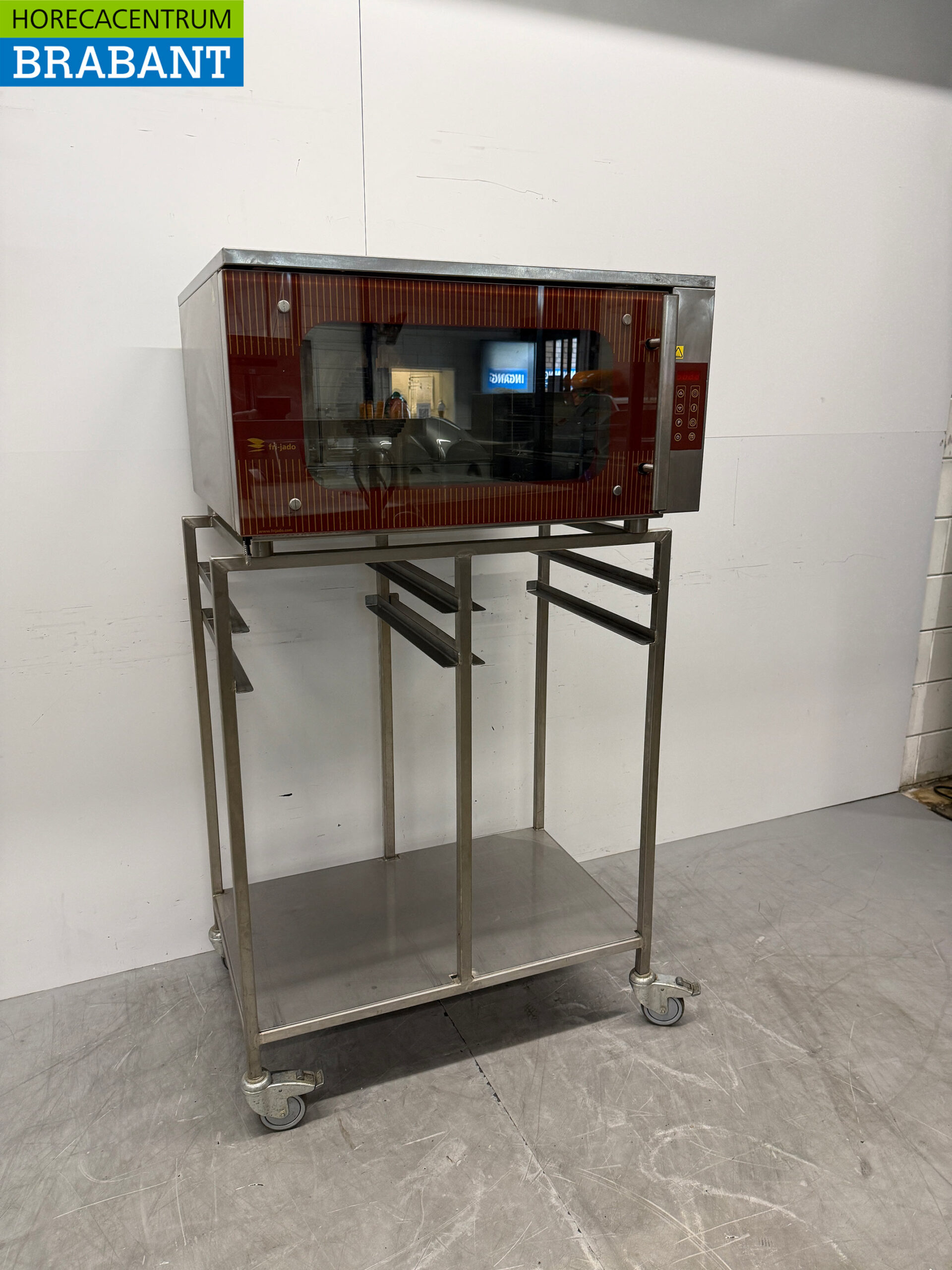 RVS Fri-Jado Heteluchtoven Oven 3 x 60/40 cm 230V Horeca - Afbeelding 3