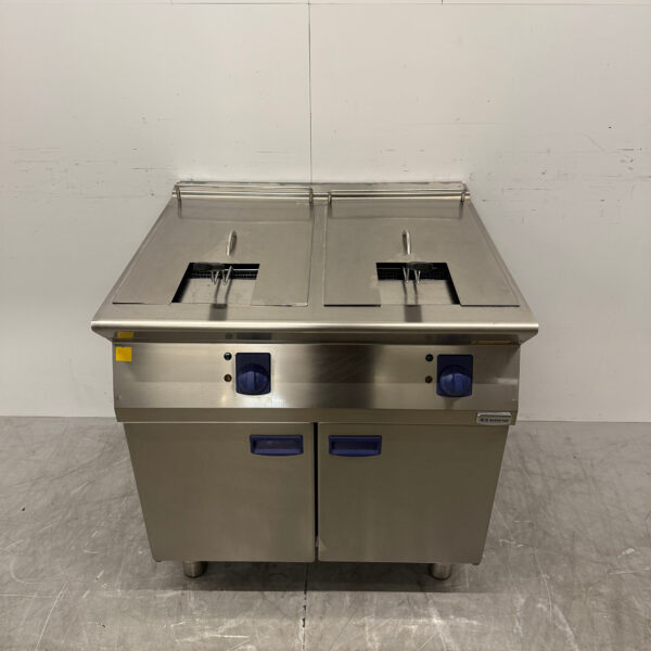 RVS Electrolux Dubbele Friteuse 2 x 7 liter 80 cm 400V Horeca