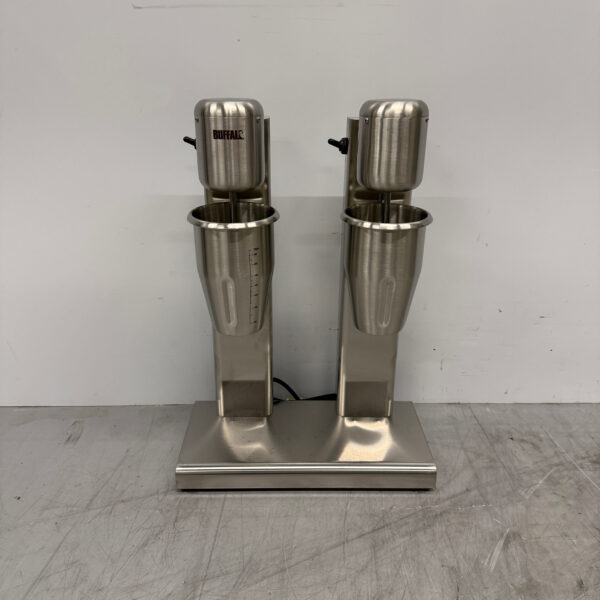 RVS Buffalo Dubbele Milkshake Mixer 2 x 1 liter 230V Horeca
