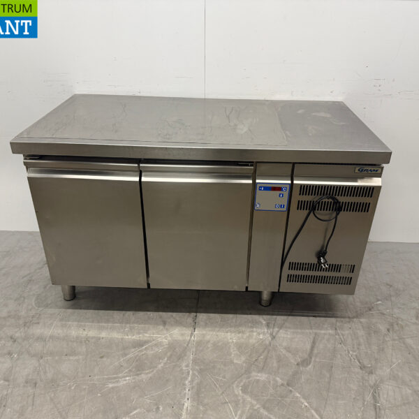 RVS Gram Koelwerkbank 2 deuren 136,5 cm 230V Horeca