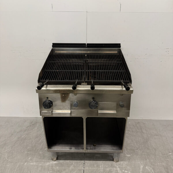 RVS Zanussi Steengrill Lavagrill 70 cm GAS Horeca