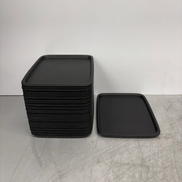 Mepal Zwart Kunststof Dienblad 43 x 33 cm 38 stuks Horeca Catering