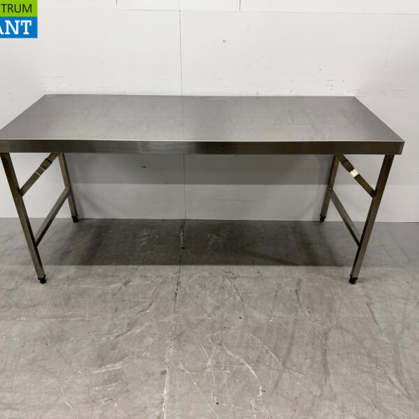 RVS Inklapbare Werktafel 180 x 70 x 85,5 cm Horeca